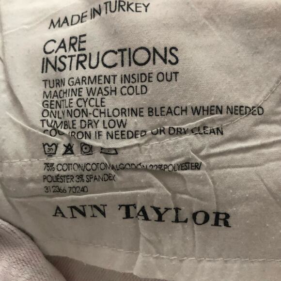 Ann Taylor Womens Multicolor Floral Modern Fit Skinny Stretch Denim Jeans Size 2 - Picture 3 of 5